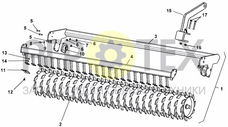 Чертеж PACKER ROLLER