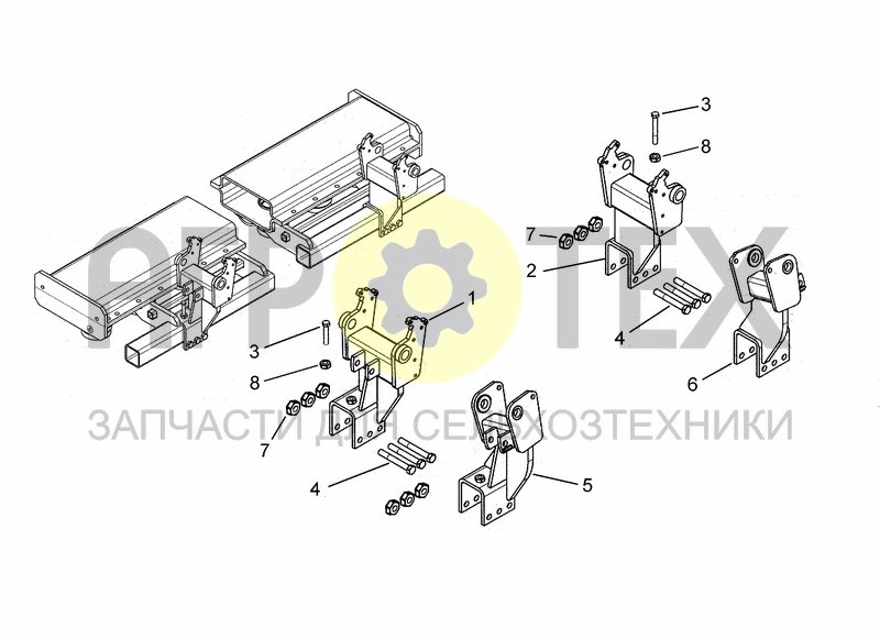 Чертеж MARKER SUPPORTS (OPTIONAL)