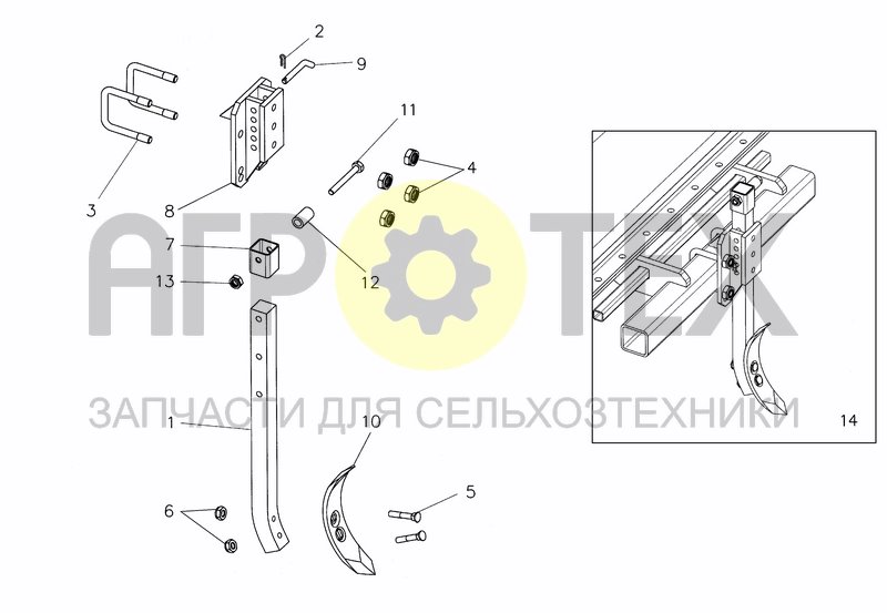 Чертеж TRACK ERADICATOR (OPTIONAL)