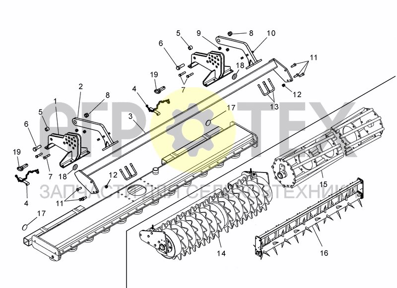 Чертеж ROLLER HITCH