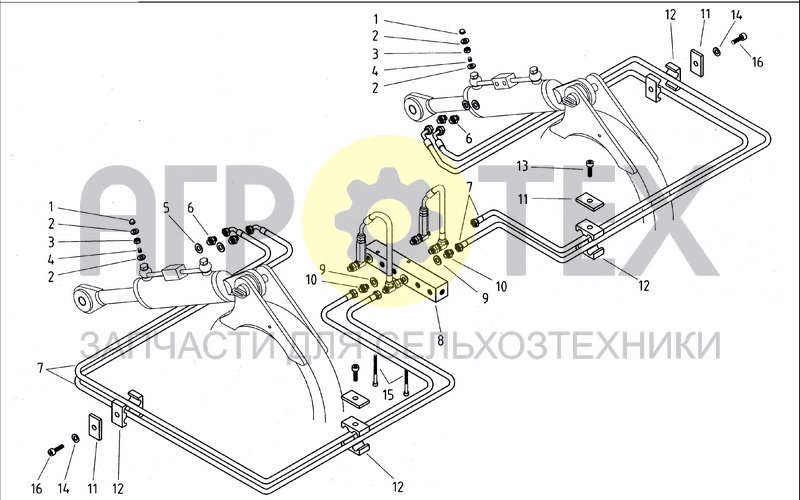 Чертеж HYDRAULIC ROLLER REG.