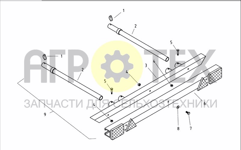 Чертеж LIGHT SUPPORTS