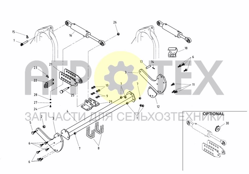 Чертеж ROLLER HITCH