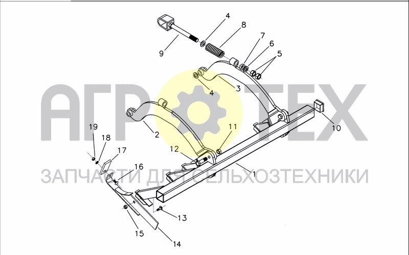 Чертеж BLADE ASSEMBLY DISC ROLLER FOLD NG 600 SF