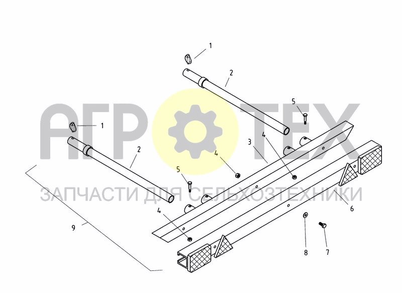 Чертеж LIGHT SUPPORTS OPTIONAL