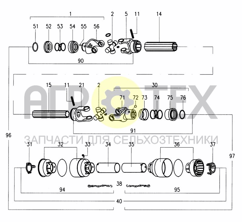 Чертеж DRIVELINE 00050E919