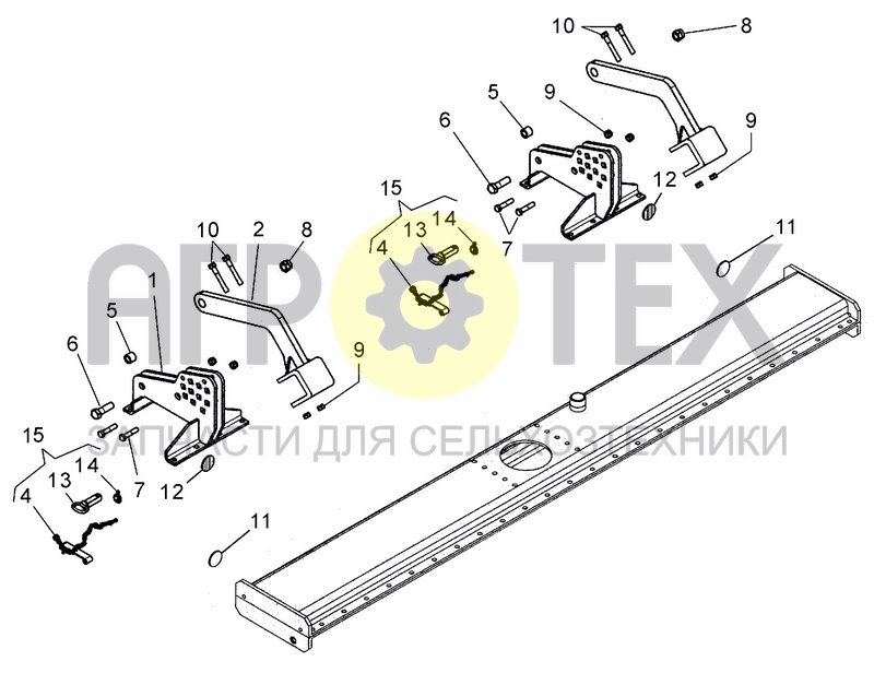 Чертеж ROLLER HITCH