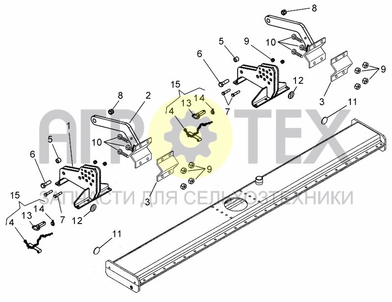 Чертеж ROLLER HITCH