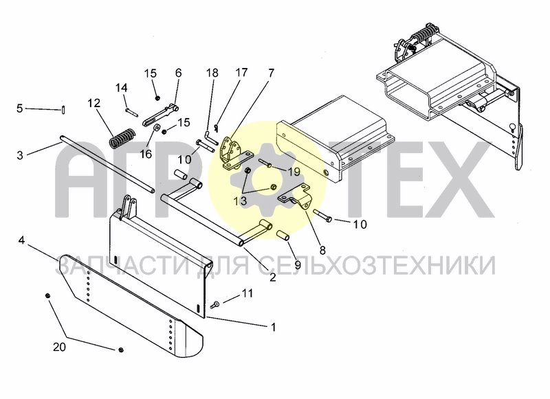 Чертеж SIDE DEFLECTORS