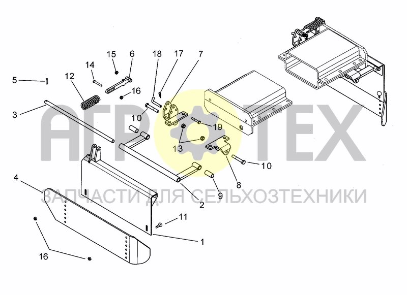 Чертеж SIDE DEFLECTORS