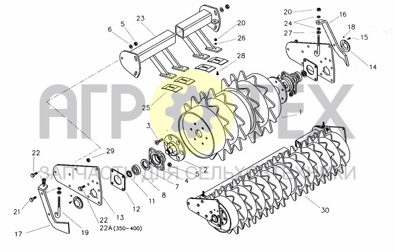 Чертеж PACKER ROLLER