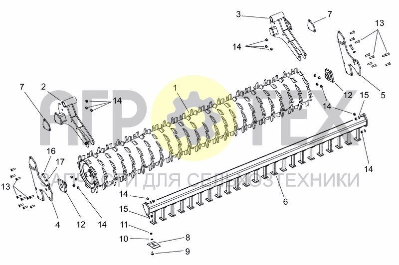 Чертеж MC-DRILL PACKER ROLLER ?600