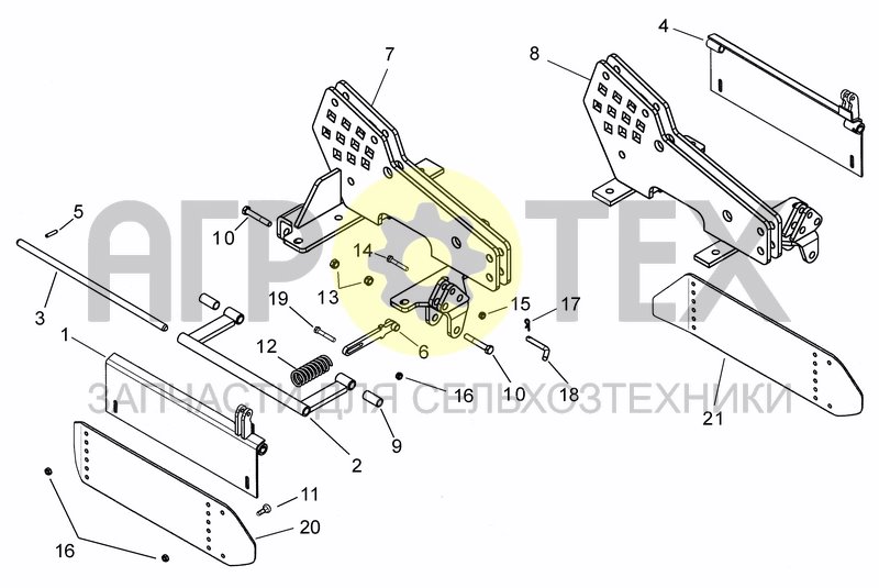 Чертеж SIDE DEFLECTORS NGM250