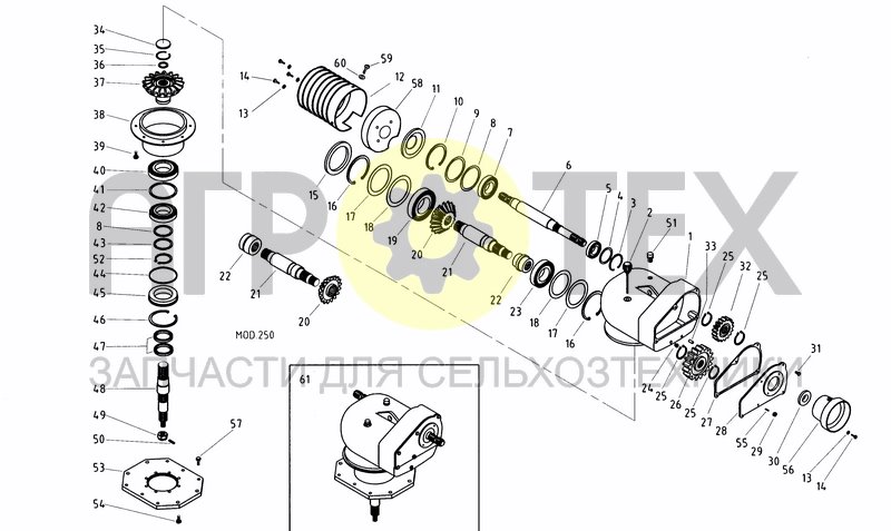 Чертеж GEARBOX