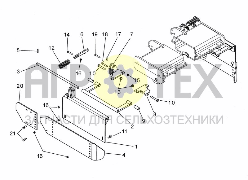 Чертеж SIDE DEFLECTORS