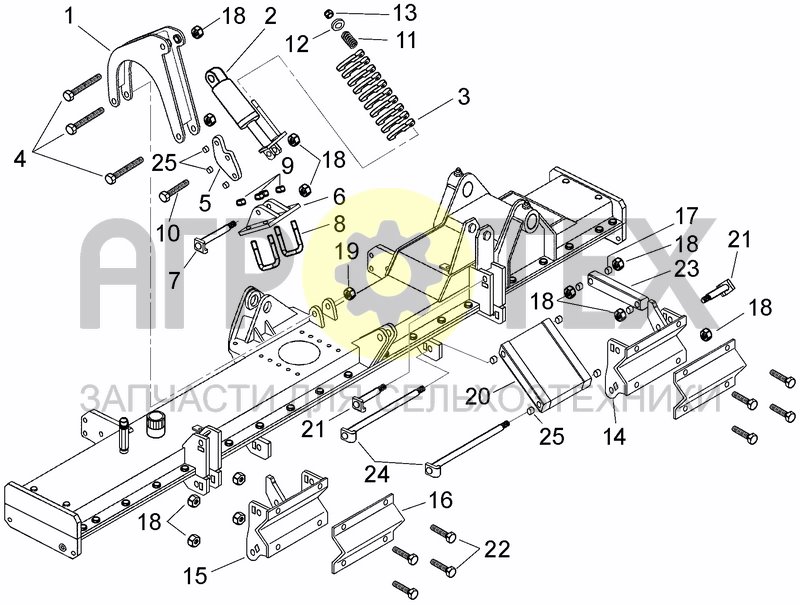 Чертеж ROLLER HITCH 4M