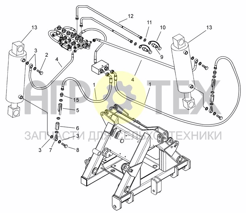 Чертеж HYDRAULIC LIFTING SYSTEM