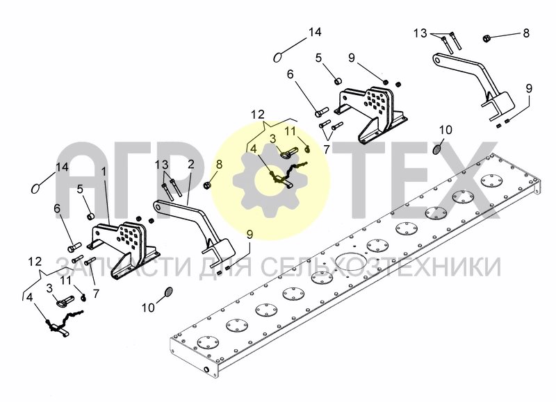 Чертеж ROLLER HITCH