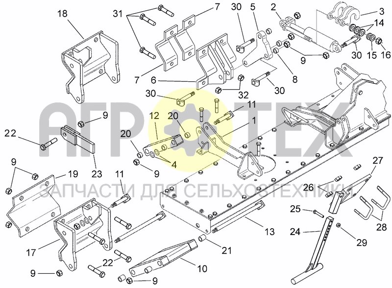 Чертеж ROLLER HITCH