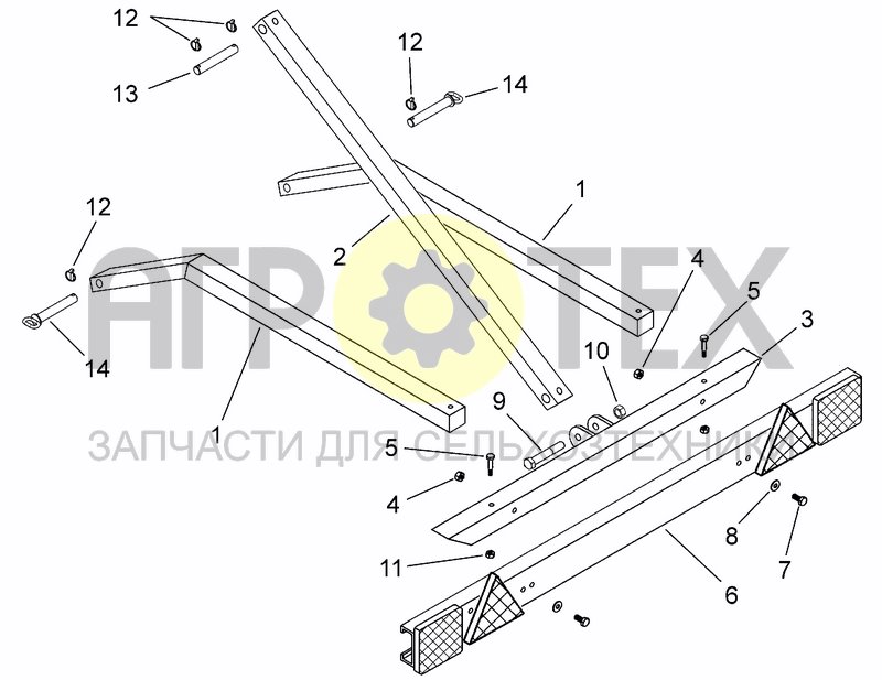 Чертеж LIGHT SUPPORTS