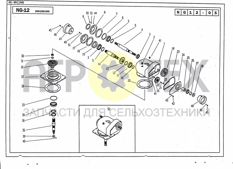 Чертеж GEARBOX