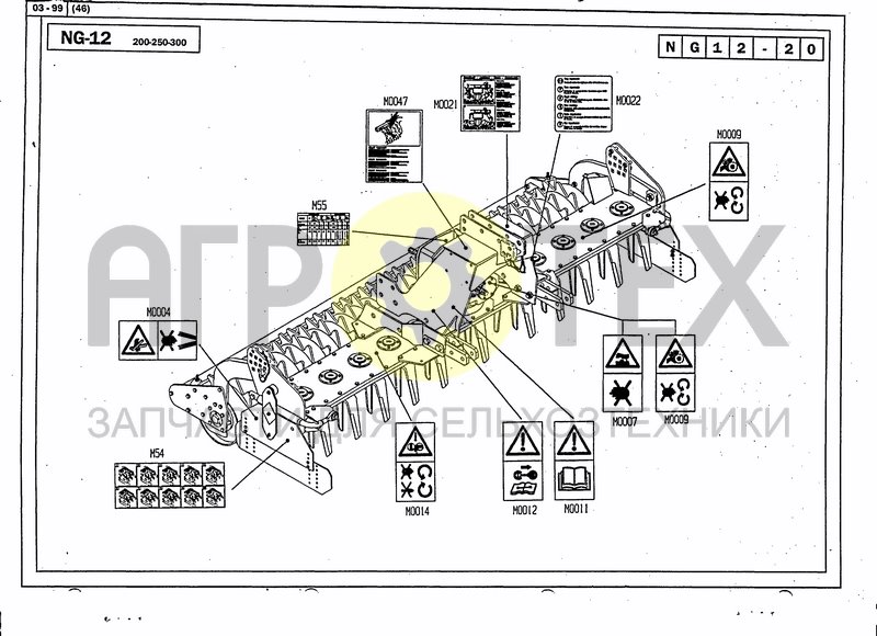 Чертеж SAFETY DECALS