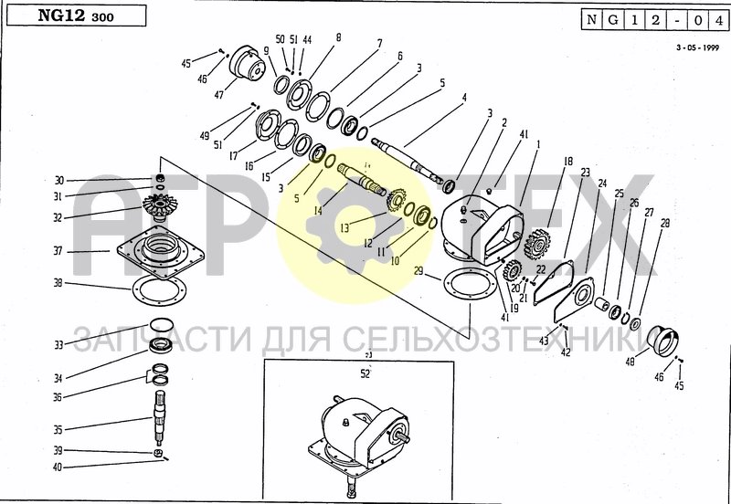 Чертеж GEARBOX