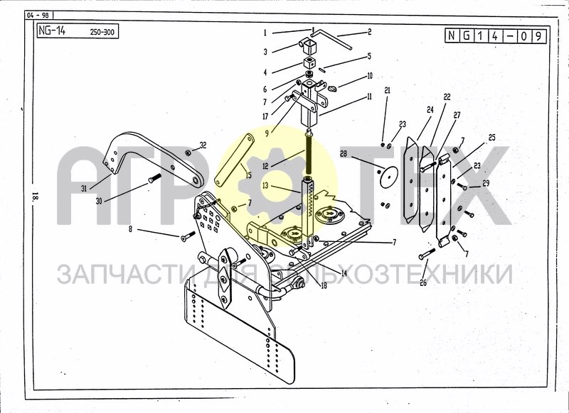 Чертеж PLATE SPRING ROLLER