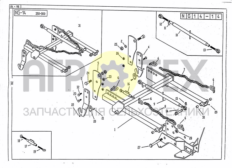 Чертеж MECHANICAL ATTACHMENT