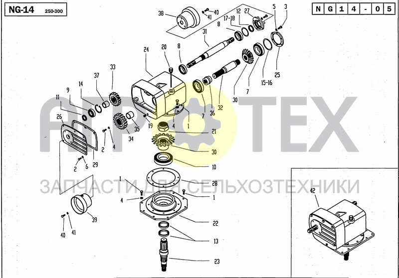 Чертеж GEARBOX