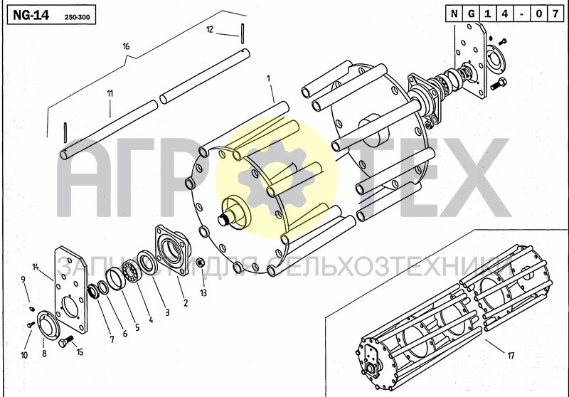 Чертеж CROUBLE ROLLER