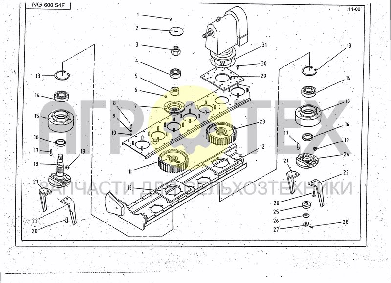 Чертеж TRANSMISSION HOUSING