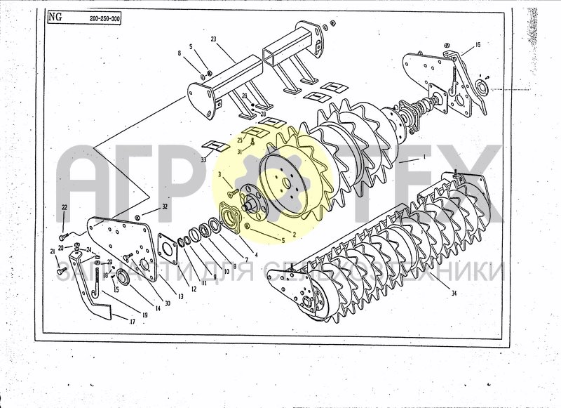 Чертеж ROLLER PACKER