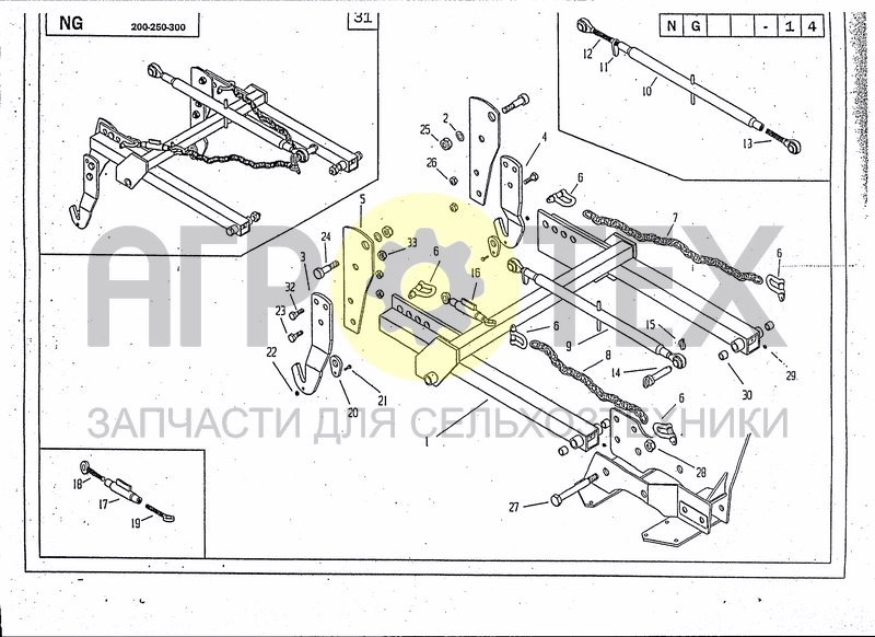 Чертеж MECHANICAL ATTACHEMENT