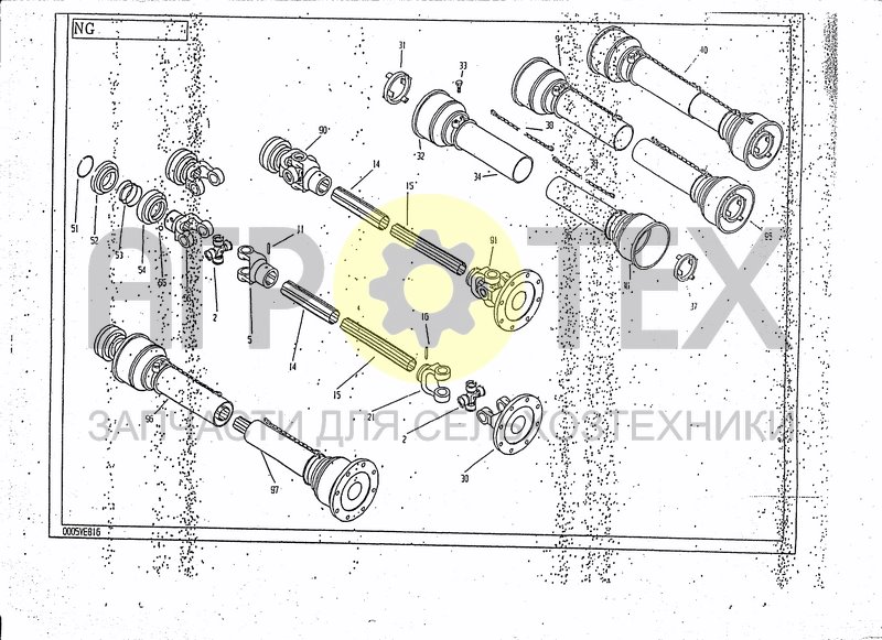 Чертеж DRIVELINE