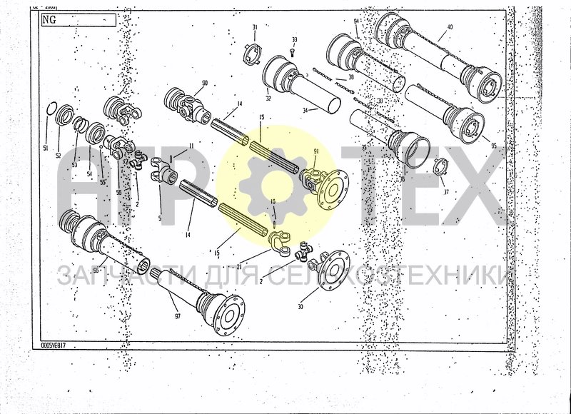 Чертеж DRIVELINE