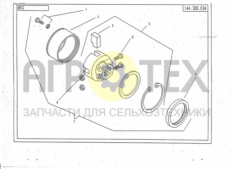 Чертеж AUTOMATIC TORQUE LIMITER