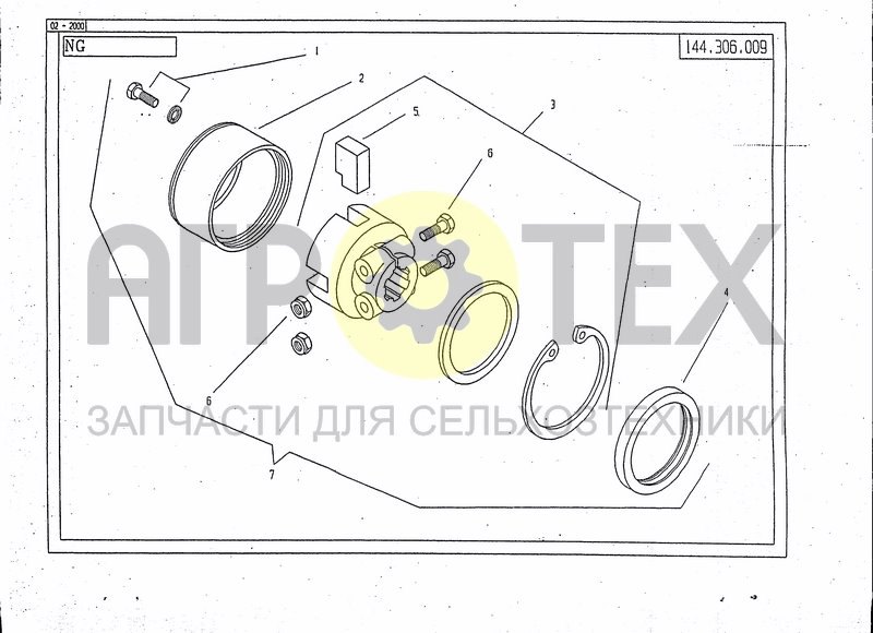 Чертеж AUTOMATIC TORQUE LIMITER