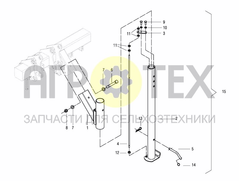 Чертеж PARKING STAND +A 2015; +0109