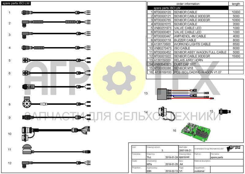 Чертеж ELECTRICAL CONTROL