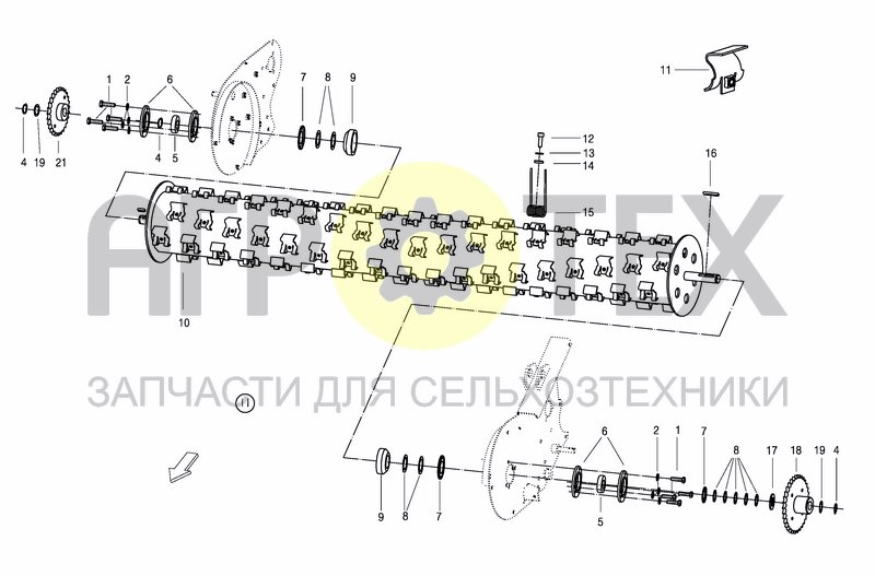 Чертеж PICK-UP 2.3 DRUM +A 2017 option