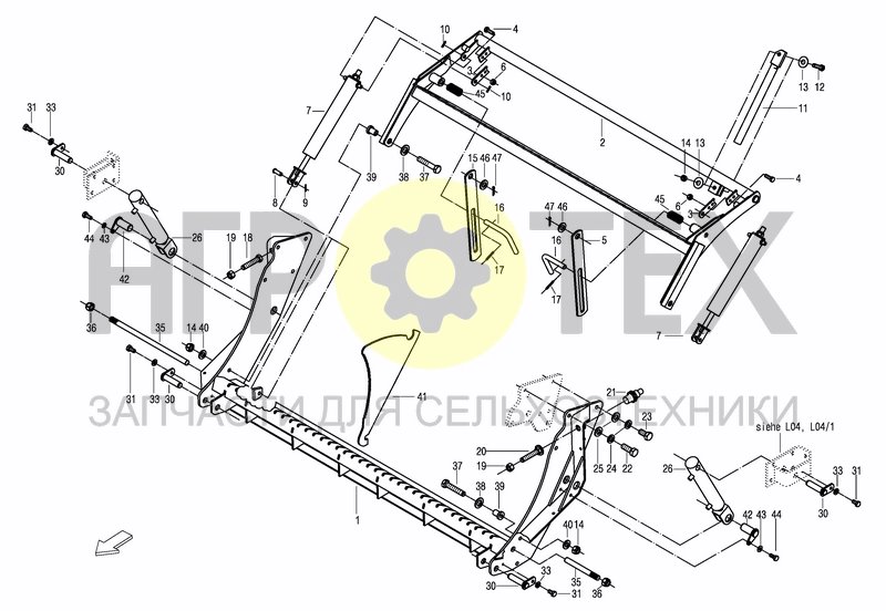 Чертеж CUTTING UNIT