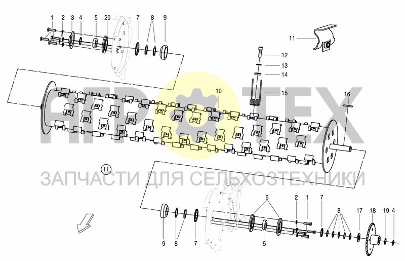 Чертеж PICK-UP 1.9 DRUM +A 2017; +0263