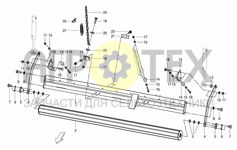 Чертеж PICK-UP 1.9 BAFFLE PLATE +A 2016; +0196