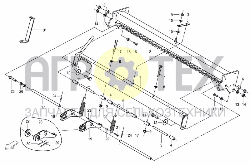 Чертеж CUTTING UNIT