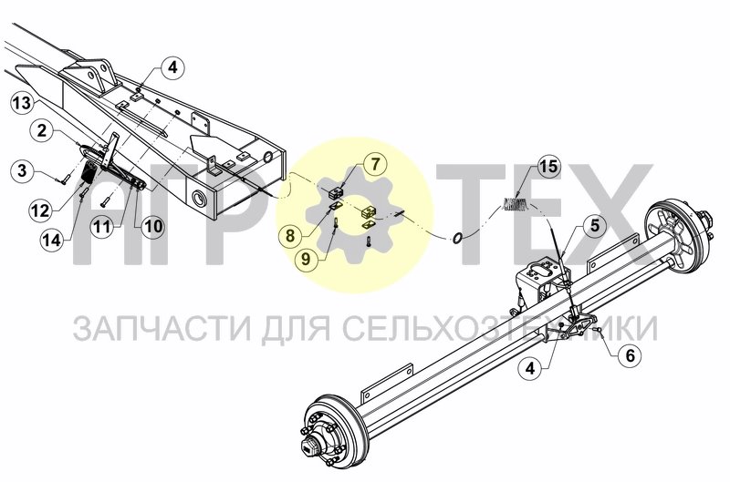 Чертеж MECHANICAL BRAKING