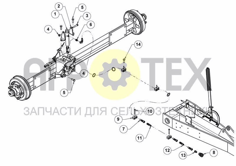 Чертеж HYDRAULICAL BRAKING