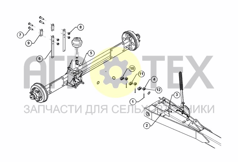 Чертеж PNEUMATIC BRAKING