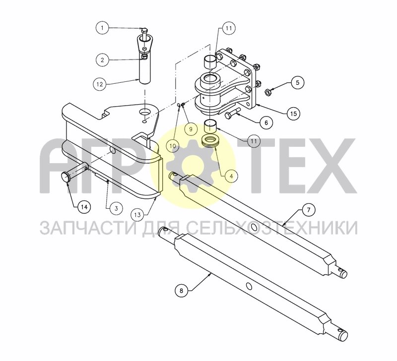 Чертеж CROSS SHAFT