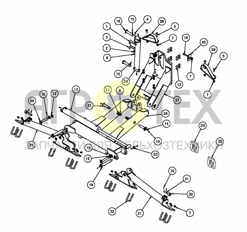 Чертеж ROLLER LINKAGE